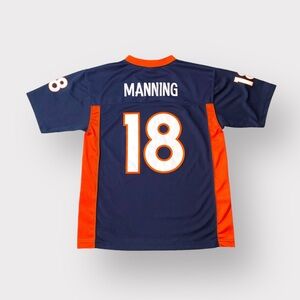NFL Denver Broncos #18 Peyton Manning Youth Jersey | Size Large